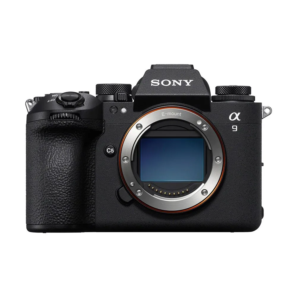 Appareil photo numérique sans miroir Sony Alpha 9 noir vu de face