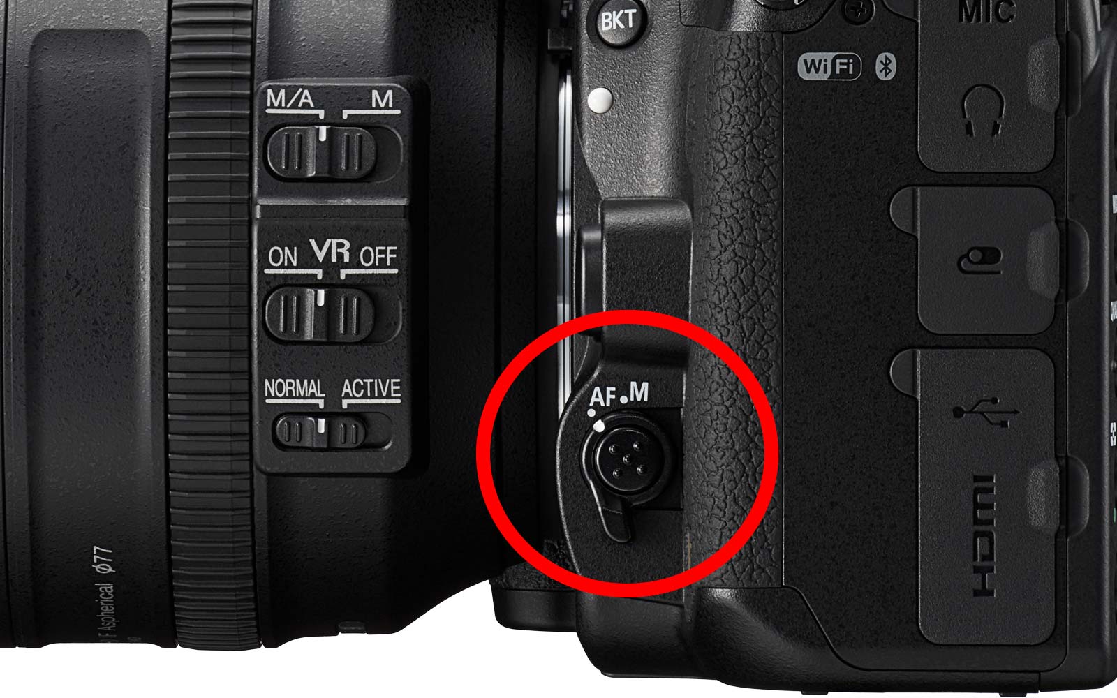 Utilisation du back-button focus avec le pouce