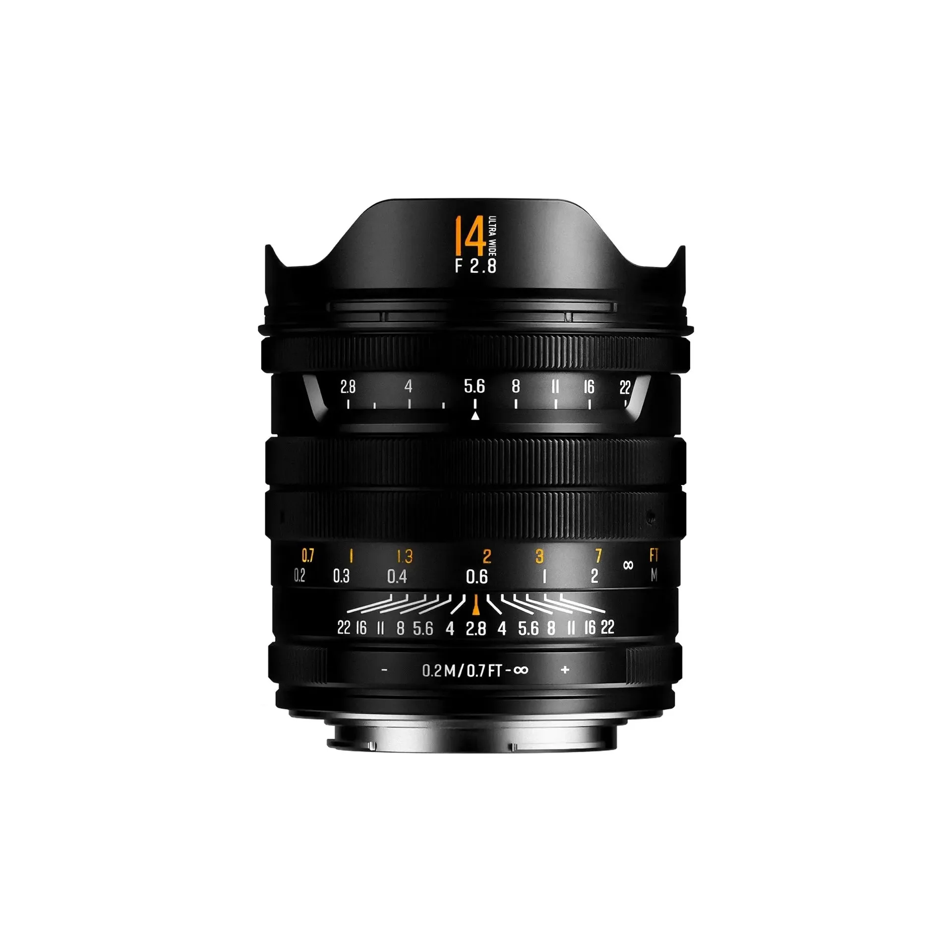 Objectif ultra grand-angle Brightin Star MF 14mm f/2.8 plein format