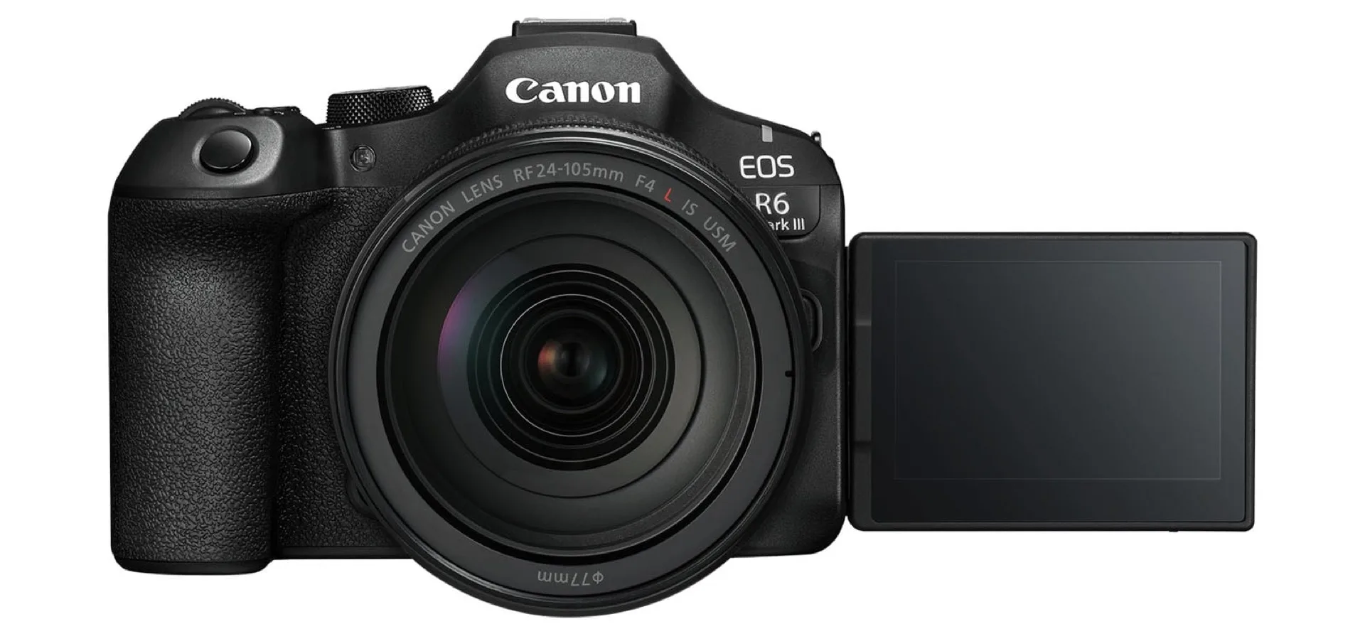 Canon EOS R6 Mark III vu de face