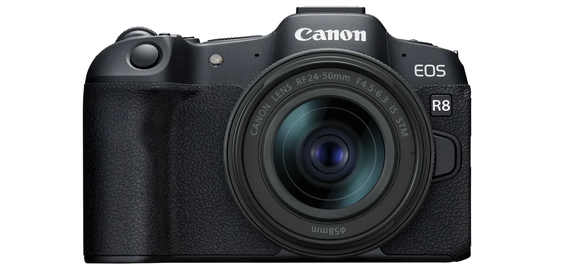Canon EOS R8 vu de face