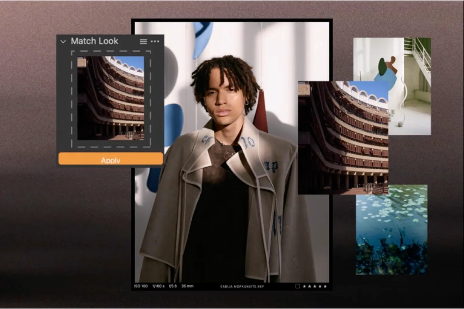 Interface de Capture One, logiciel de développement RAW pour studios
