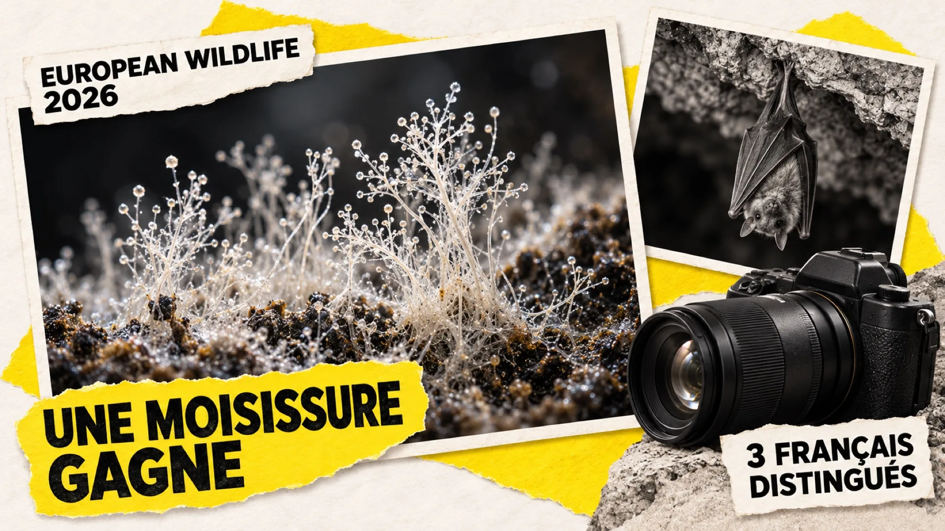 European Wildlife Photographer of the Year 2026 : une moisissure sur guano de chauve-souris remporte le concours