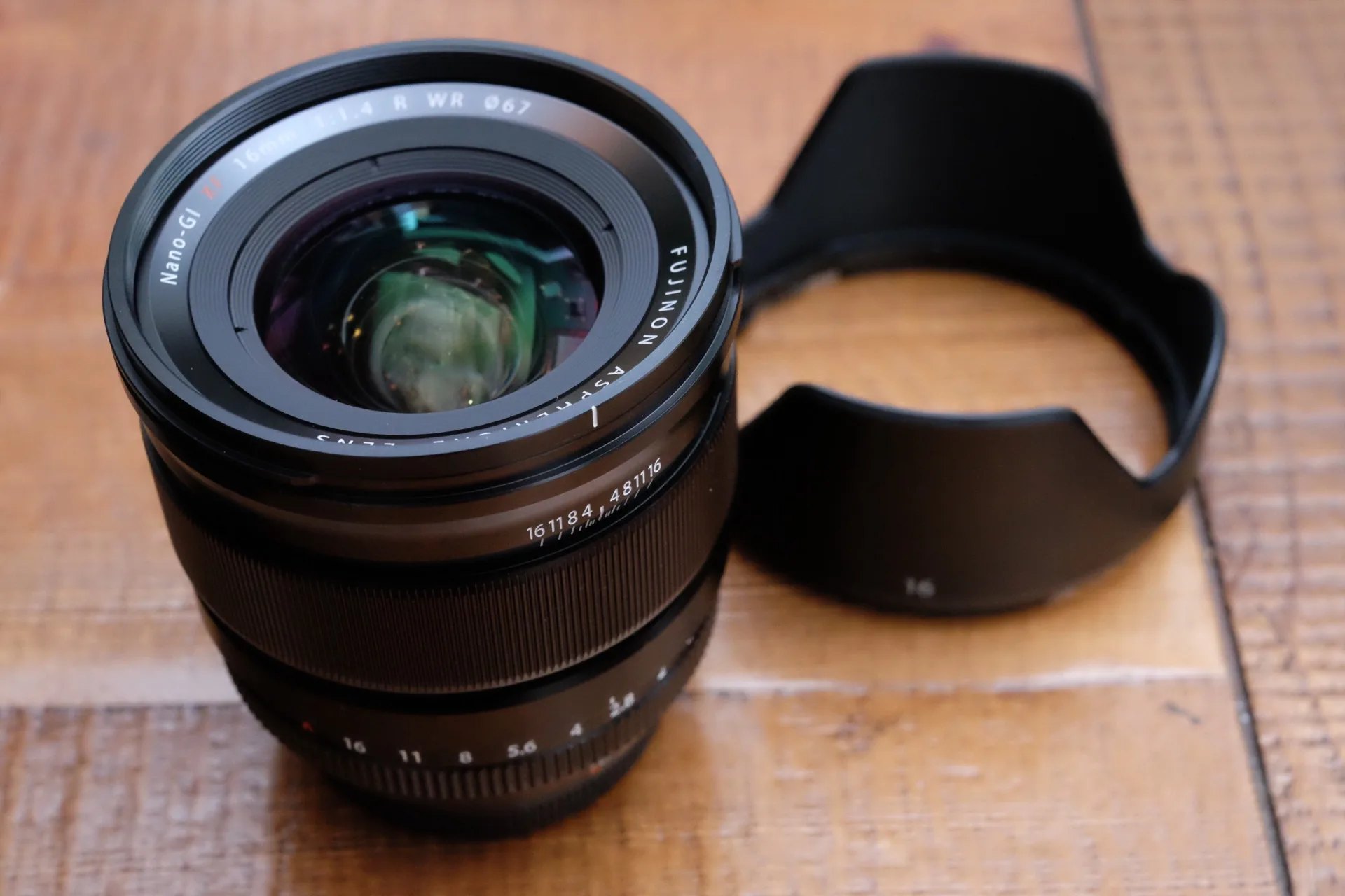 Objectif Fujifilm XF 16mm f/1.4 R WR