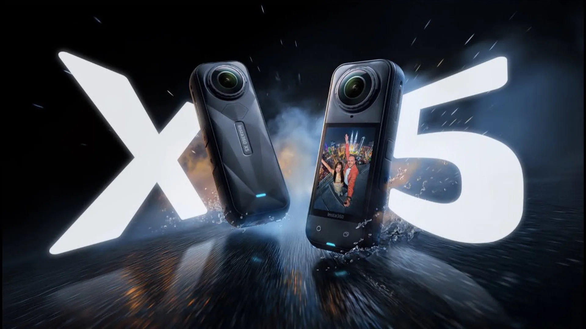 Caméra 360 Insta360 X5, visuel officiel de lancement du modèle actuel