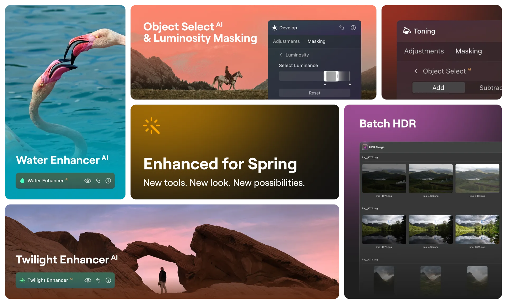 Luminar Neo 1.27 Spring Update — Bokeh AI universel et Skin AI étoffé