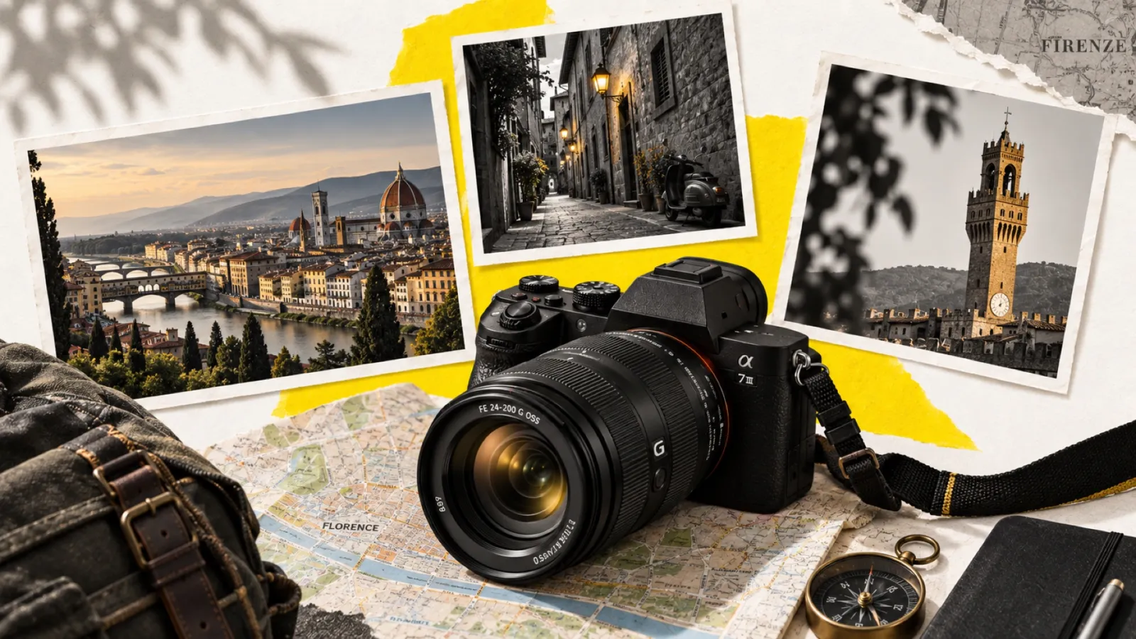 Illustration en collage photographique de l’article « Meilleur objectif de voyage : le polyvalent par monture et budget »