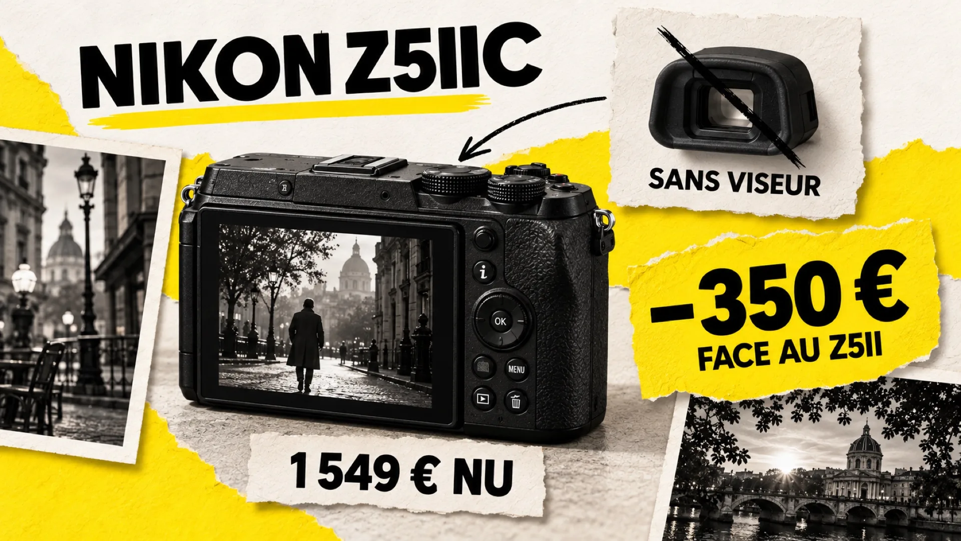 Nikon Z5IIC, le Z5II sans viseur
