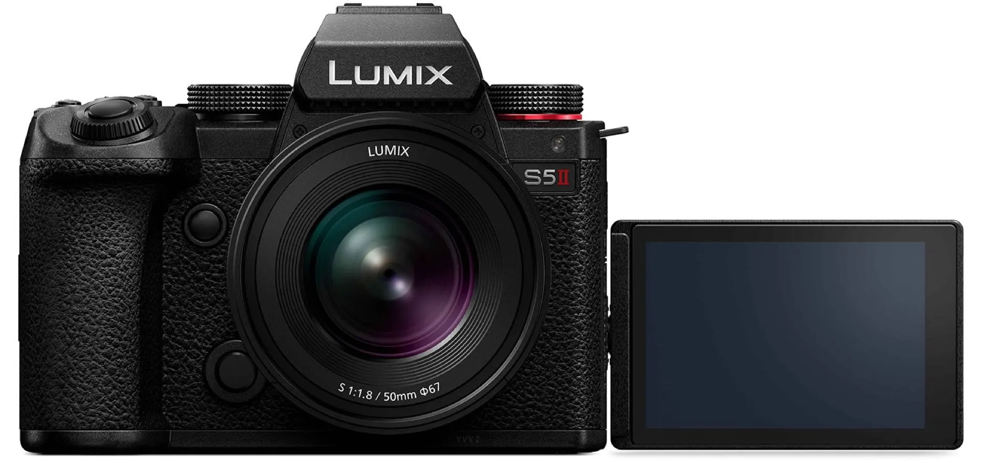 Panasonic Lumix S5 II vu de face