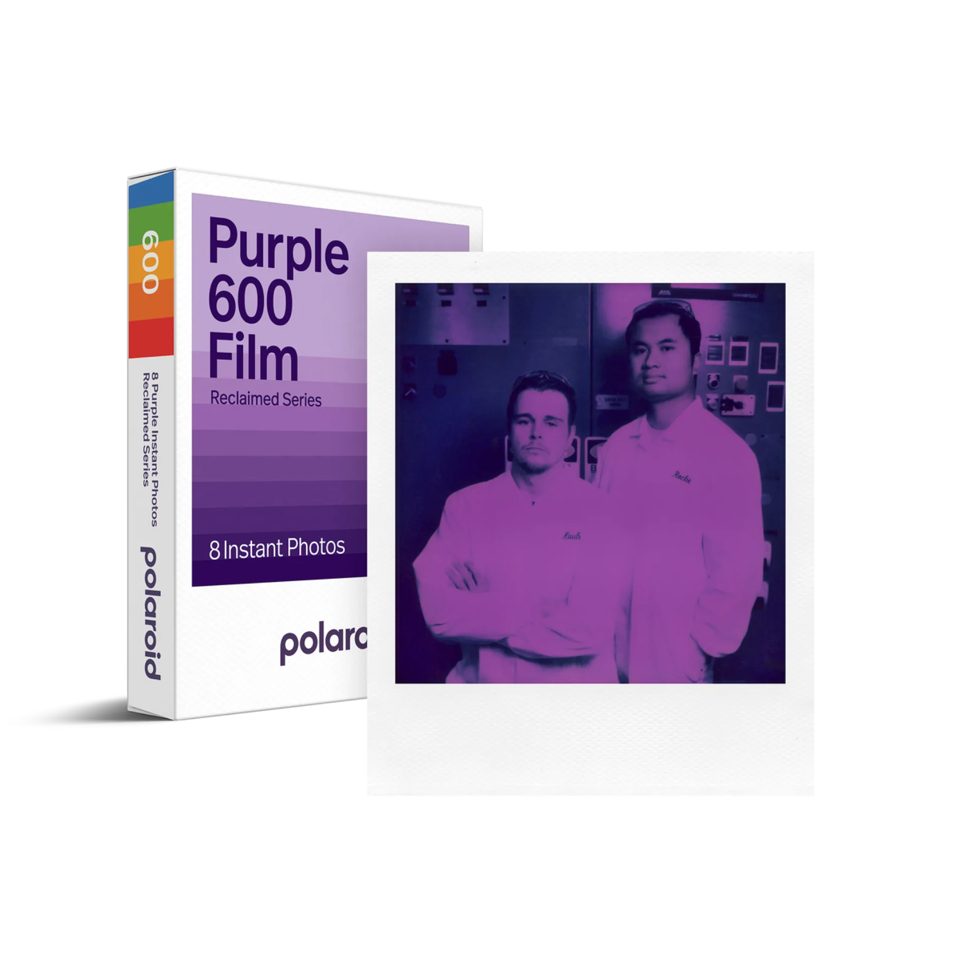 Pack de film Polaroid Purple 600 Reclaimed Series