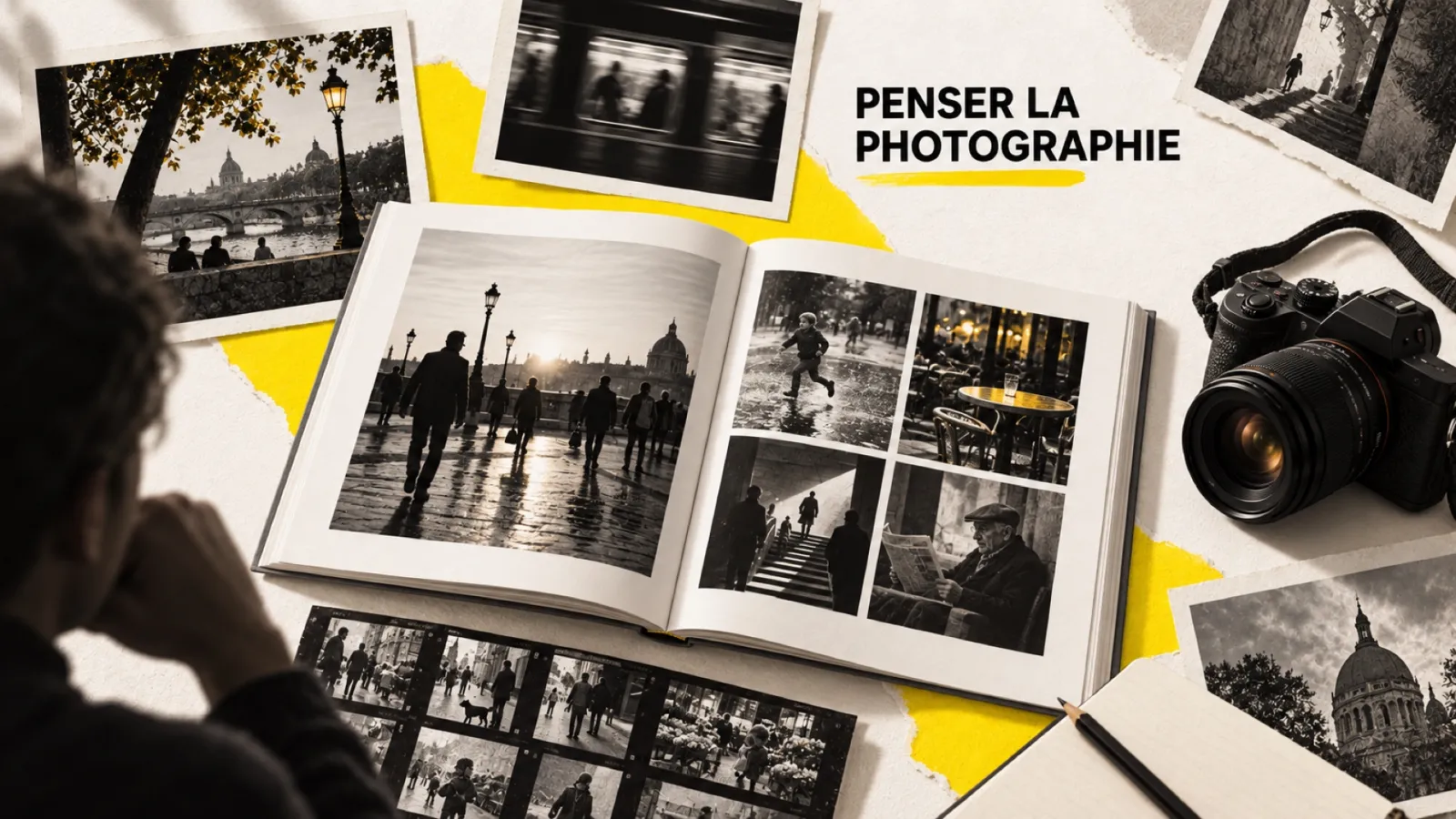 Illustration en collage photographique de l’article « « Sur la photographie » de Susan Sontag : l’essai qui fait réfléchir tout photographe »