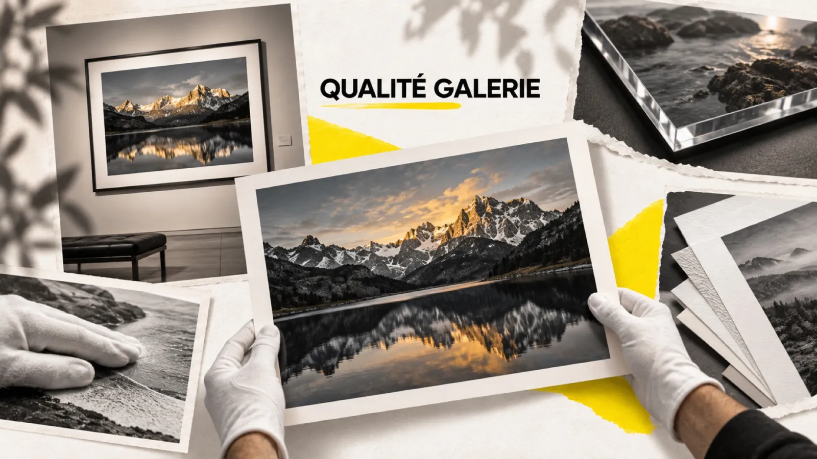 Illustration en collage photographique de l’article « WhiteWall : imprimez vos photos en qualité galerie »