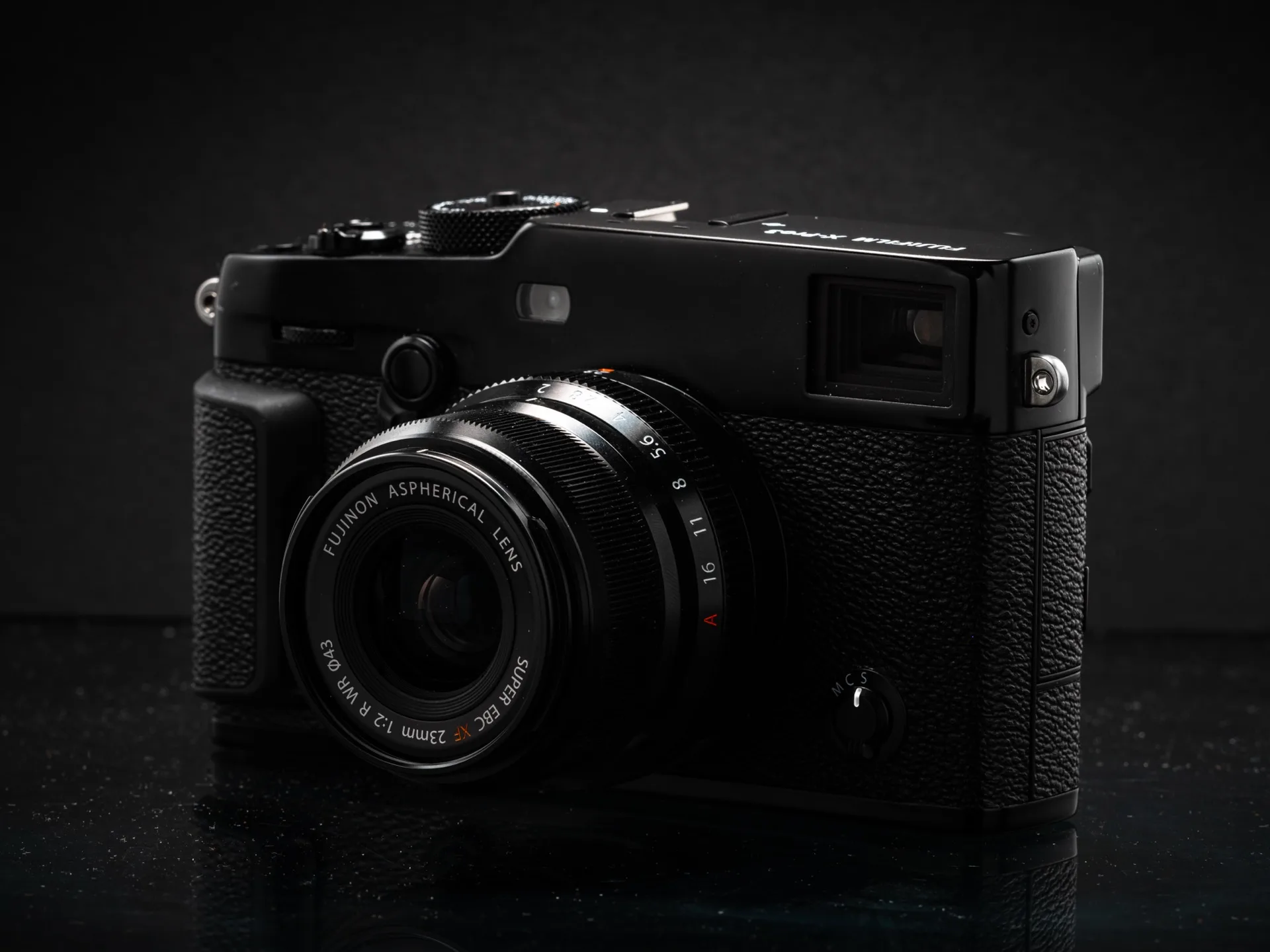 Objectif Fujinon XF 23mm f/2 R WR sur un boitier Fujifilm X-Pro3